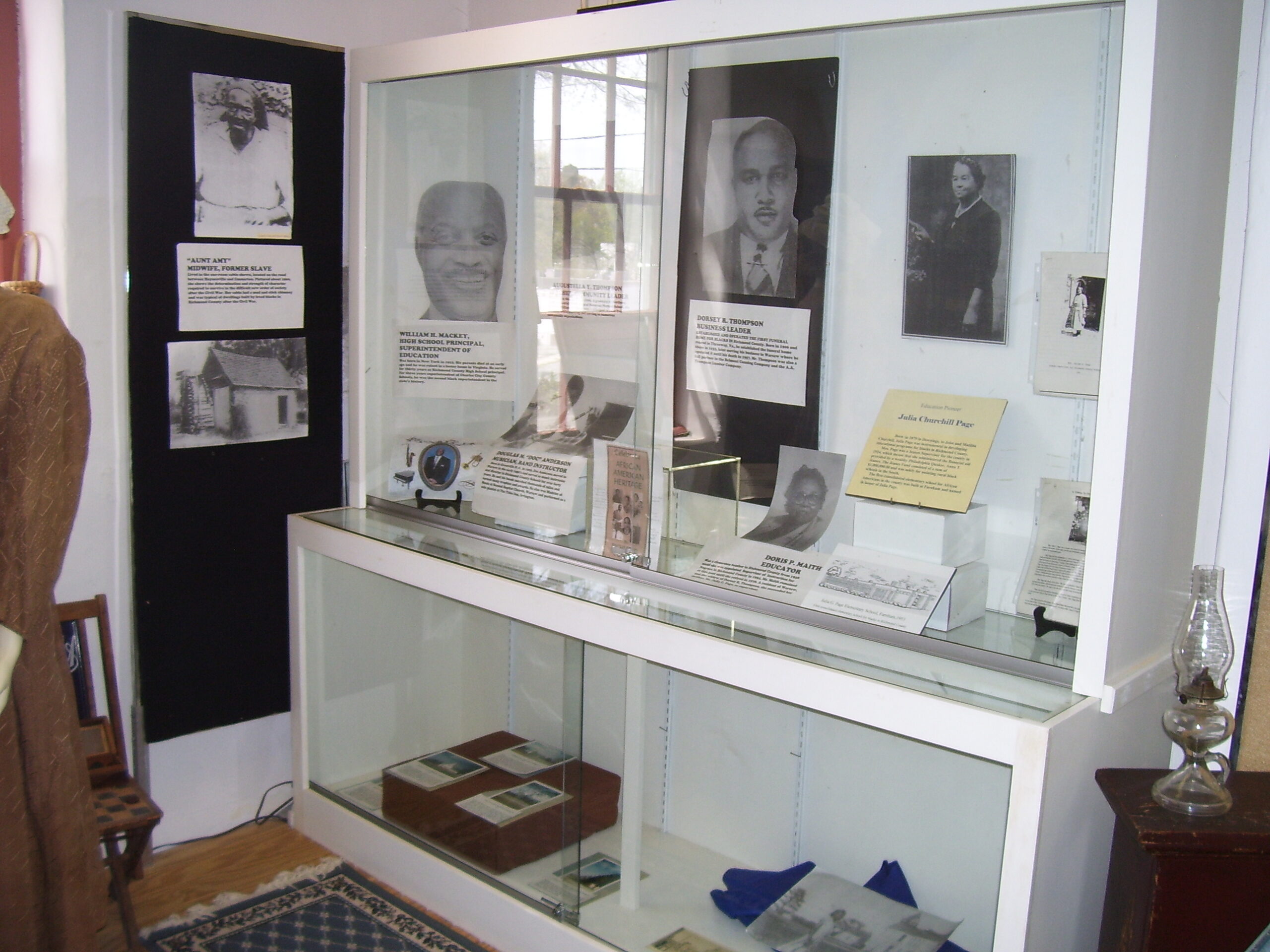 Black History Exhibit Richmond County, Virginia